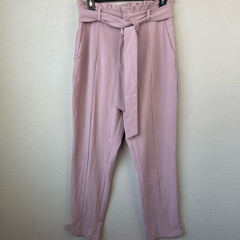DO+BE Pastel Pink Slack Pants Size L EUC